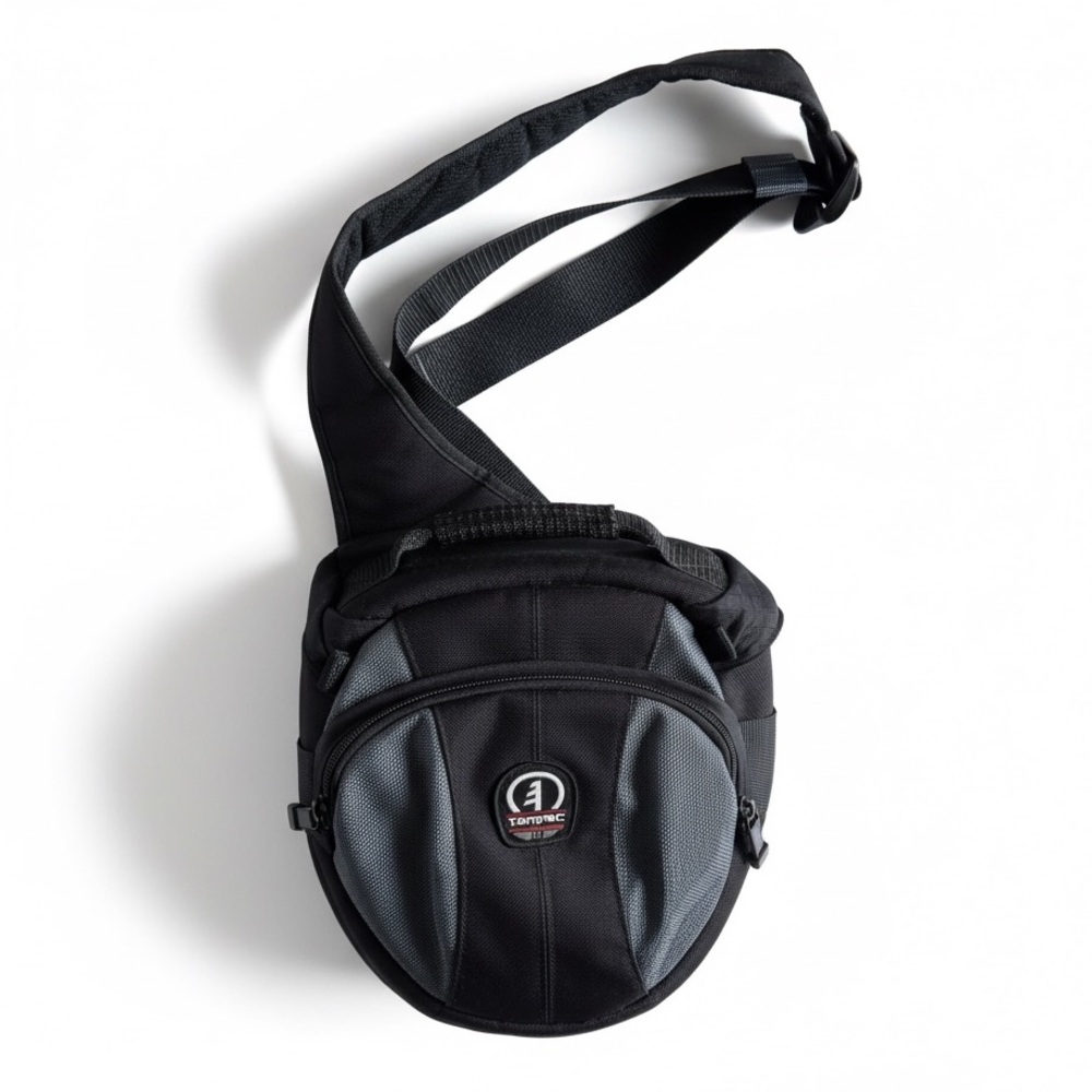 Tamrac Camera Shoulder Bag Black Padded Crossbody DSLR Travel Case